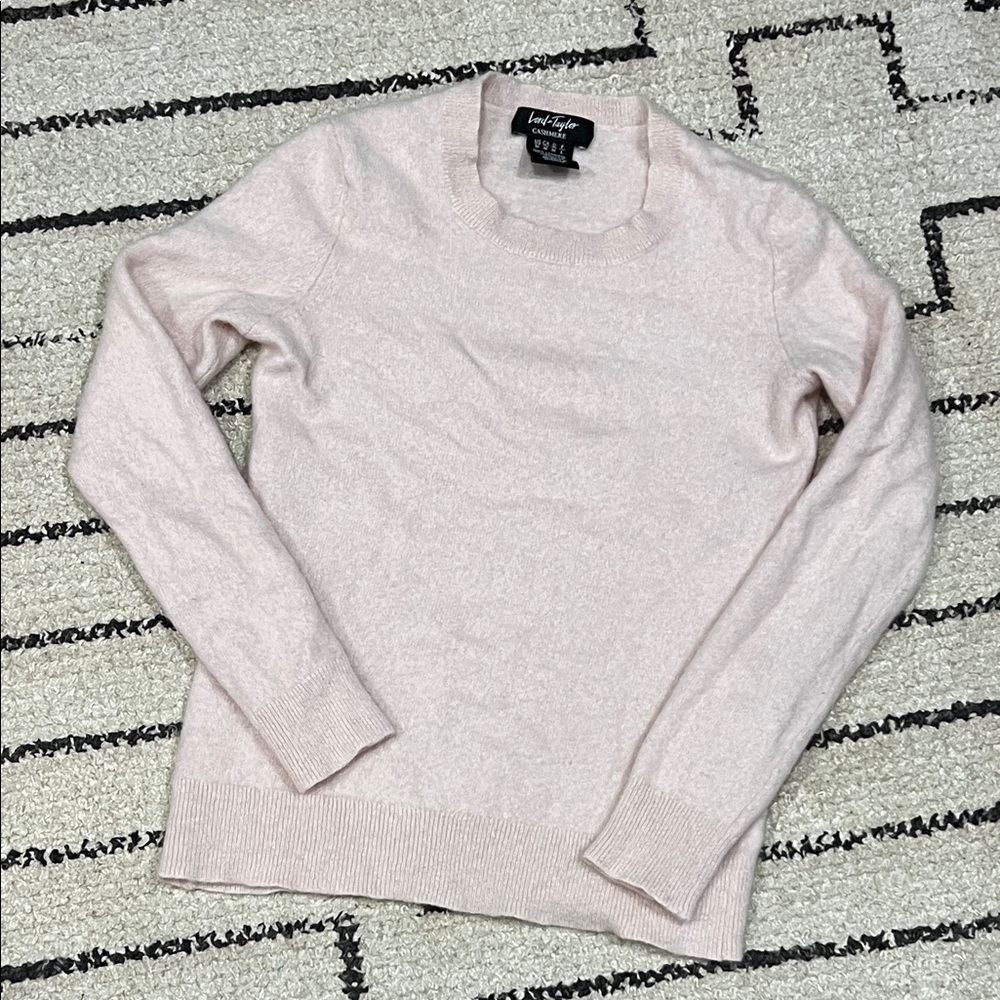Lord & Taylor Soft Pink Kids Sweater 100% cashmere